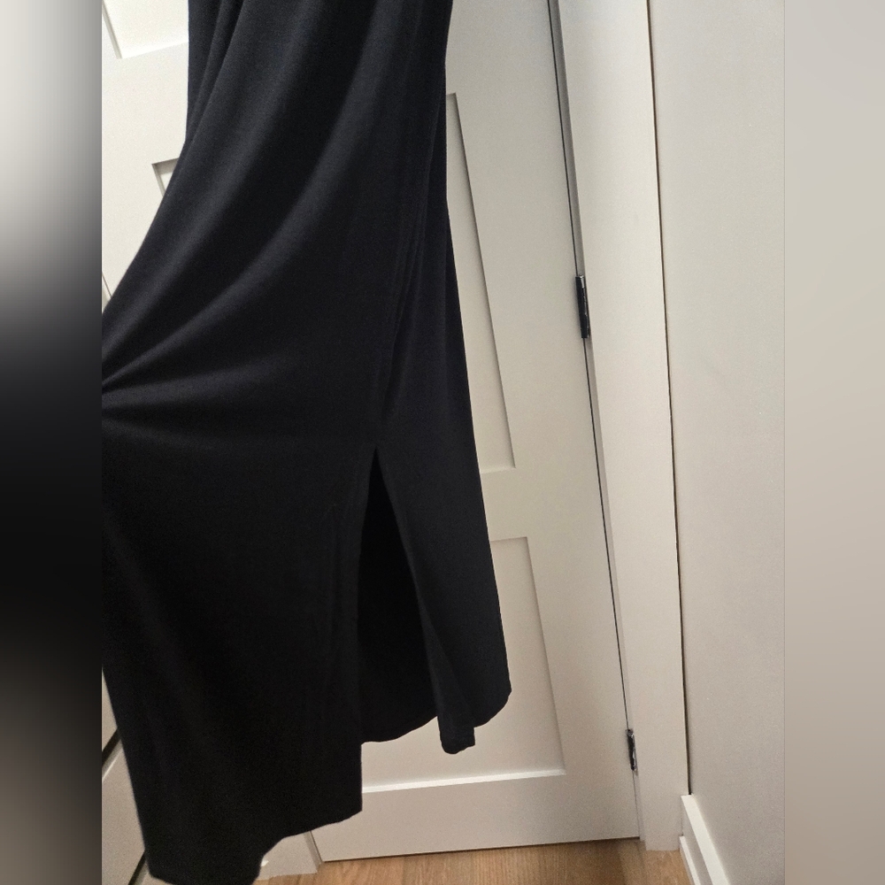 J. Crew Black Pleated Maxi Dress - Picture 4 of 8